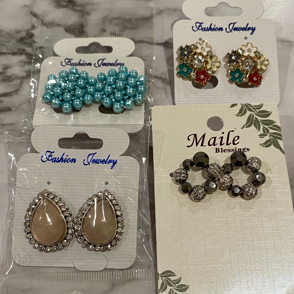4 Brand New Earrings Each For 8 Or All 4 For 28